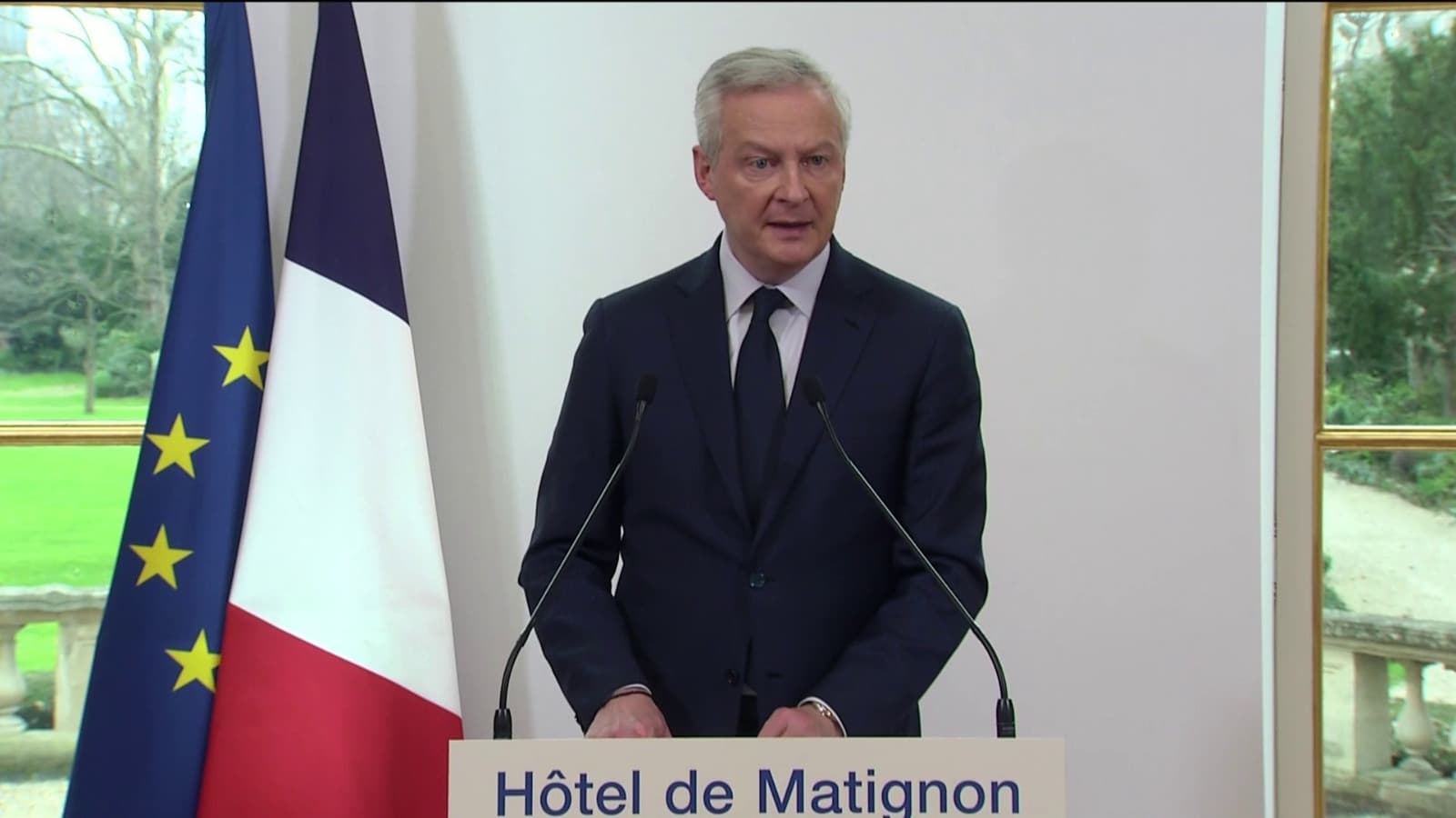 Bruno Le Maire le 1er février 2024. Bruno Le Maire le 1er février 2024.