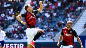 Aaron Ramsey lors de Toulouse-Nice