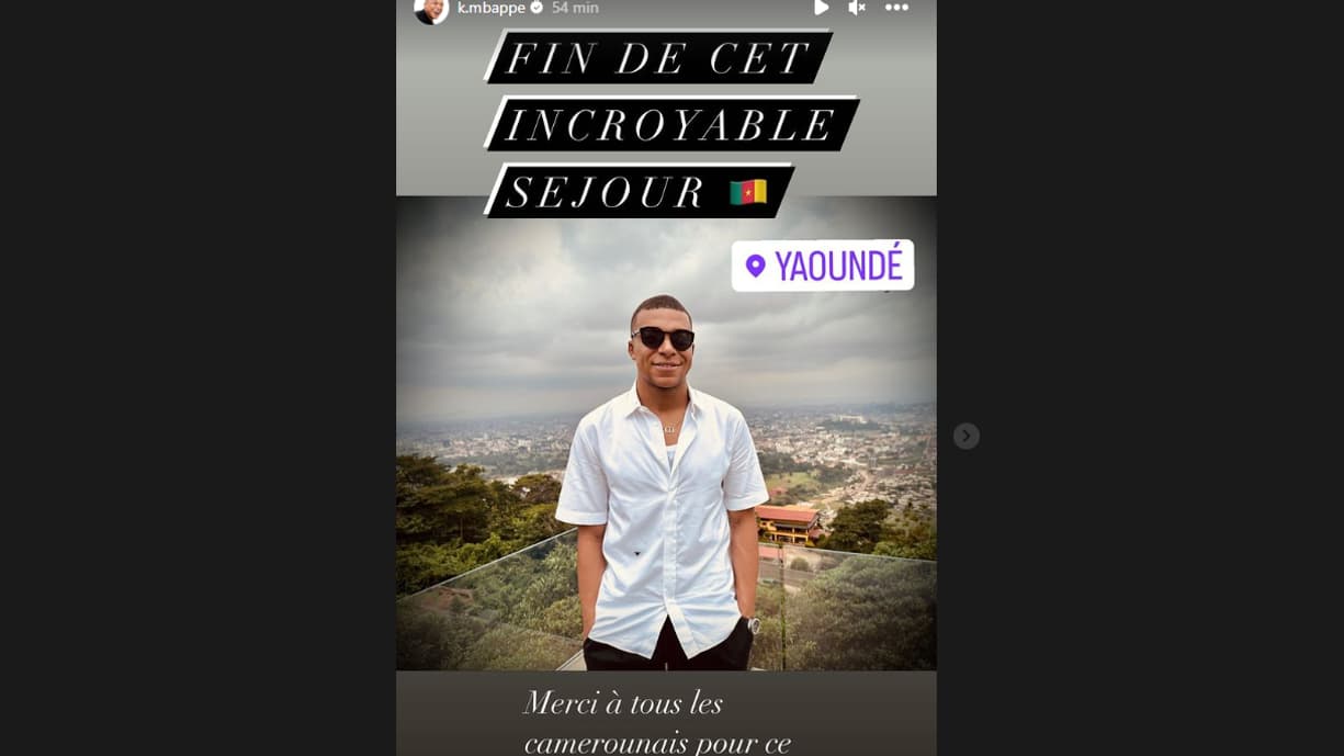 Le message de Kylian Mbappé aux Camerounais Le message de Kylian Mbappé aux Camerounais