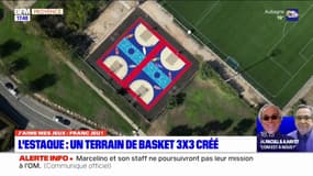 J'M mes jeux: un nouveau terrain de basket 3x3 créé à l'Estaque