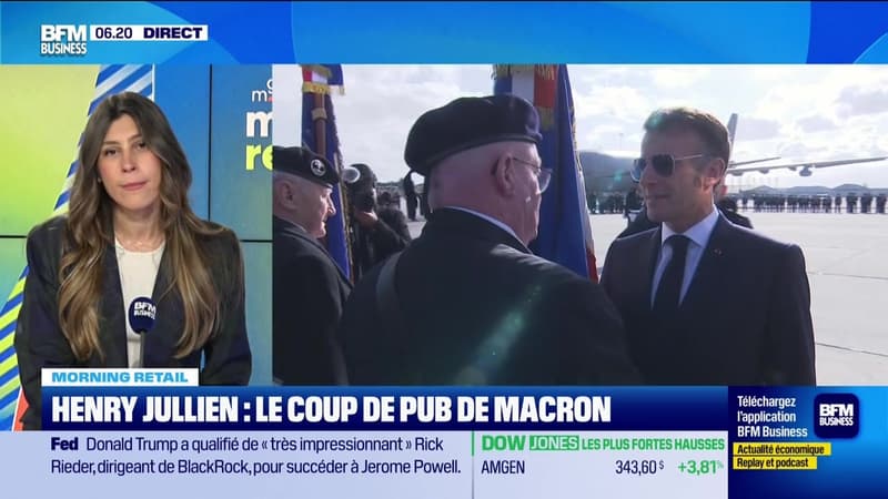 Morning Retail : Henry Jullien, le coup de pub de Macron, par Eva Jacquot - 22/01