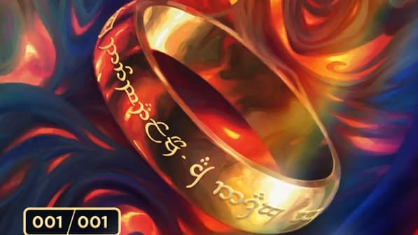 Le jeu de cartes Magic sort un exemplaire unique de l'Anneau Unique du "Seigneur des Anneaux" Le jeu de cartes Magic sort un exemplaire unique de l'Anneau Unique du "Seigneur des Anneaux"