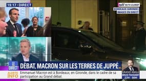 Grand débat: Emmanuel Macron sur les terres d’Alain Juppé (1/2)