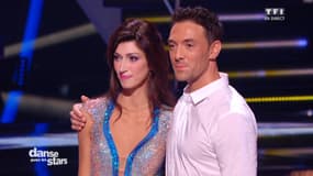 Sophie Vouzelaud au côté de son partenaire dans "Danse avec les stars 6" Maxime Dereymez