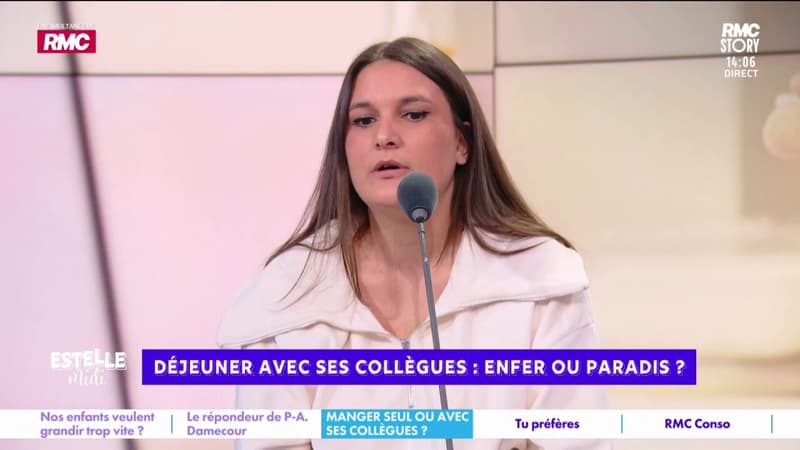 Déjeuner avec ses collègues : "J'ai 1h pour manger, j'aimerais être en paix", promet Juliette Briens