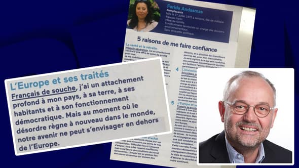 Pascal Rifflart et son tract "Français de souche" va affronter le poids lourd François Ruffin (Nupes) dans la 1ère circonscription de la Somme, une zone qui a massivement voté RN au premier tour de la présidentielle.