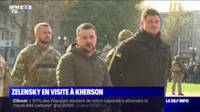 Zelensky à Kherson: "Les Russes ont fui parce qu'ils étaient en danger"