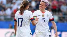 Tobin Heath et Megan Rapinoe