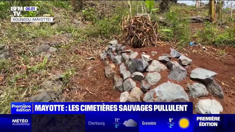 Mayotte: les cimetières sauvages se multiplient et rendent difficile le décompte des victimes