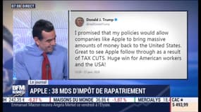 Apple : 38 MDS d'impôt de rapatriement