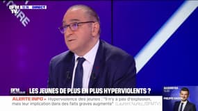 Laurent Nuñez: "Pour nous, pour les policiers, bien sûr qu'on aimerait que cette excuse de minorité soit mise de côté quand on a un groupe constitué"