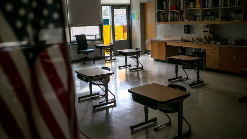 Une salle de classe aux États-Unis (Photo d'illustration).