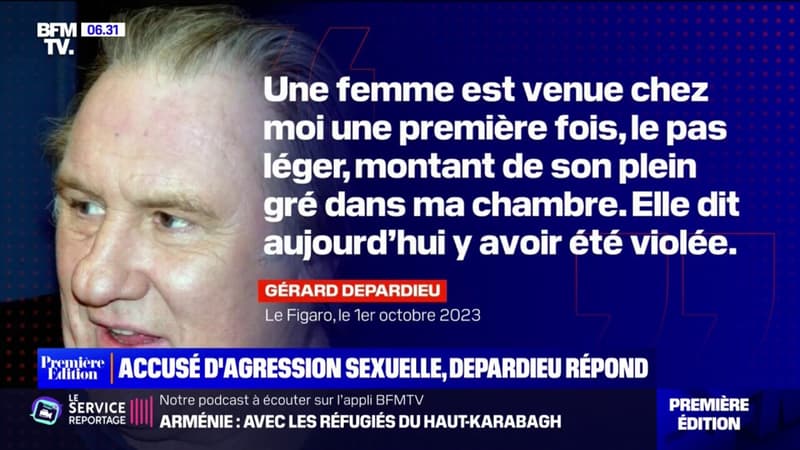 Regarder la vidéo Accusé de viols, Gérard Depardieu répond dans une lettre ouverte 