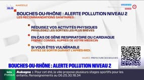 Bouches-du-Rhône: alerte pollution niveau 2