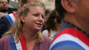 La cheffe de file des députés insoumis Mathilde Panot le 8 septembre 2024, à Paris.