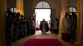 Image d'illustration - Le Pape François dans la cathédrale de Bangui en novembre 2015