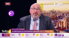 "Compte tenu des incertitudes", la prévision de croissance abaissée à 0,7% pour 2025 