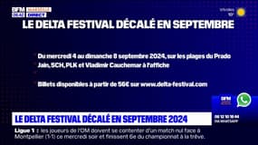 Marseille: le Delta Festivale se tiendra du 4 au 8 septembre sur les plages du Prado 