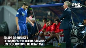 Équipe de France : Deschamps n'oubliera "jamais" les déclarations de Benzema