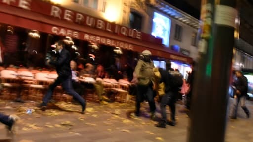 Scène de panique le 13 novembre 2015 à Paris Scène de panique le 13 novembre 2015 à Paris
