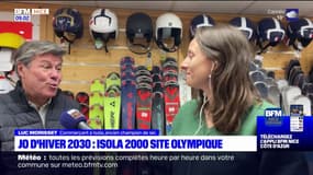 Isola 2000 futur site olympique? "C'est un rêve", réagit Luc Morisset, commerçant et ancien champion de ski