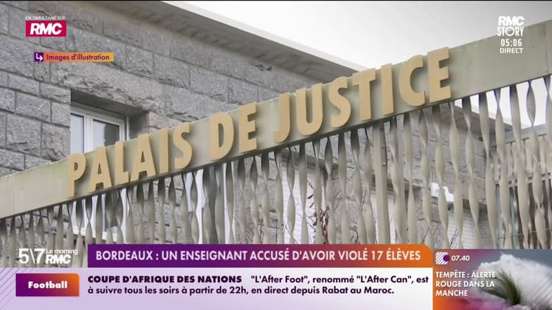 Bordeaux : Un enseignant accusé d'avoir violé 17 élèves
