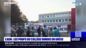 Caen: les enseignants du collège Dunois en grève
