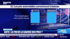 Auto: la fin de la hausse des prix?