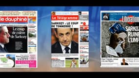 Nicolas Sarkozy fait la une des quotidiens vendredi matin