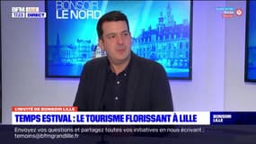 Lille: François Navarro, directeur général d'Hello Lille, agence d'attractivité de la MEL, invite notamment les habitants des Hauts-de-France "à venir redécouvrir la capitale de leur région" 