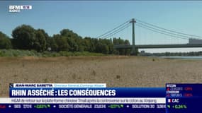 Sécheresse : trafic perturbé sur le Rhin