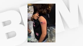 En Arizona, une petite fille de 9 ans s'est fait tatouer un drapeau américain
