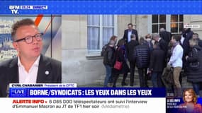 Syndicats reçus à Matignon: "Ça ne veut pas dire qu'on tourne la page des retraites" affirme Cyril Chabanier (président de la CFTC)