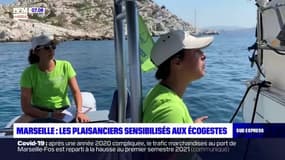 Marseille: des bénévoles sensibilisent les plaisanciers aux écogestes