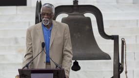 Bill Russell lors d'un discours en 2013
