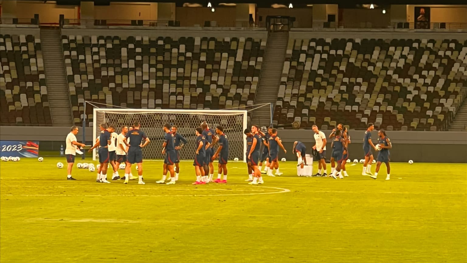 L'entrainement du PSG à Tokyo, le 31/07/2023