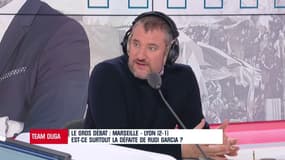 OM - OL : Petit pointe Garcia, Ducrocq les joueurs lyonnais 