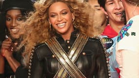 Beyoncé à la mi-temps du Super Bowl, le 7 février 2016.