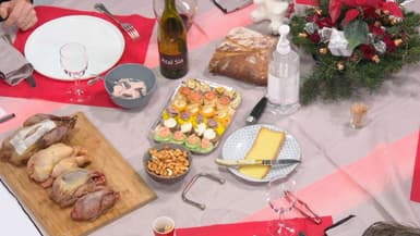 En France, un repas de Noël pour 4 personnes coûterait environ 81 euros selon une étude.