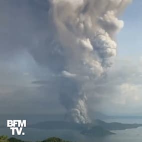  Les images de l'impressionnant réveil du volcan Taal aux Philippines et ses conséquences 