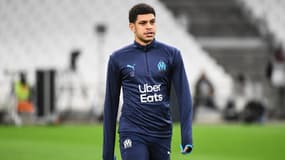 Luis Henrique avec l'OM, à Marseille le 7 février 2021