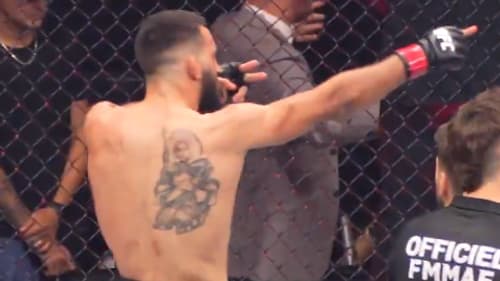 Benoît Saint Denis lors de l'UFC Paris, le 6 septembre 2025