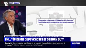 Bernard-Henri Lévy: "Il y a une espèce de tristesse qui est en train de s'abattre sur notre pays"