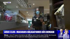 Le port du masque sera obligatoire dans les lieux publics clos dès lundi