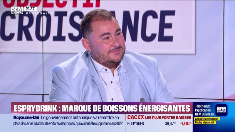 Adrien Marcanet (EspryDrink) : EspryDrink, marque de boissons énergisantes - 17/07