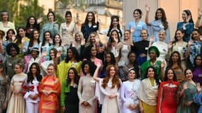 Les candidates au concours Miss Monde à Hyderabad en Inde le 13 mai 2025.