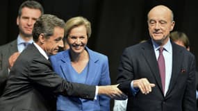 Nicolas Sarkozy, Virginie Calmels et Alain Juppé