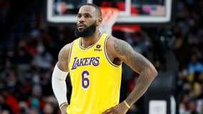 LeBron James (Los Angeles Lakers) le 9 février 2022.