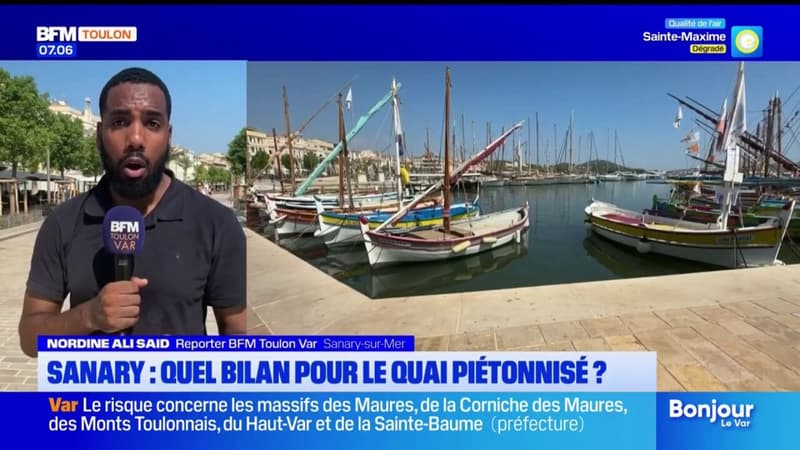 Sanary-sur-Mer: quel bilan pour la piétonnisation du port? 