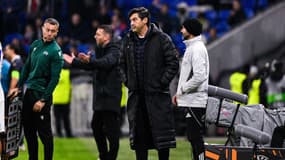 Paulo Fonseca lors de OL-Go Ahead Eagles, le 11 décembre 2025.